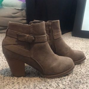 Cute Ankle Heeled Booties